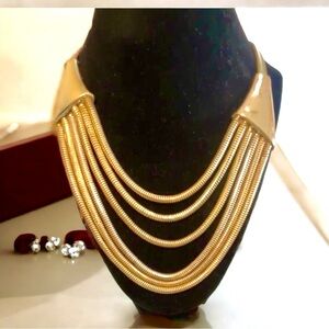 Ramona Interlocking Watchband Collar Necklace